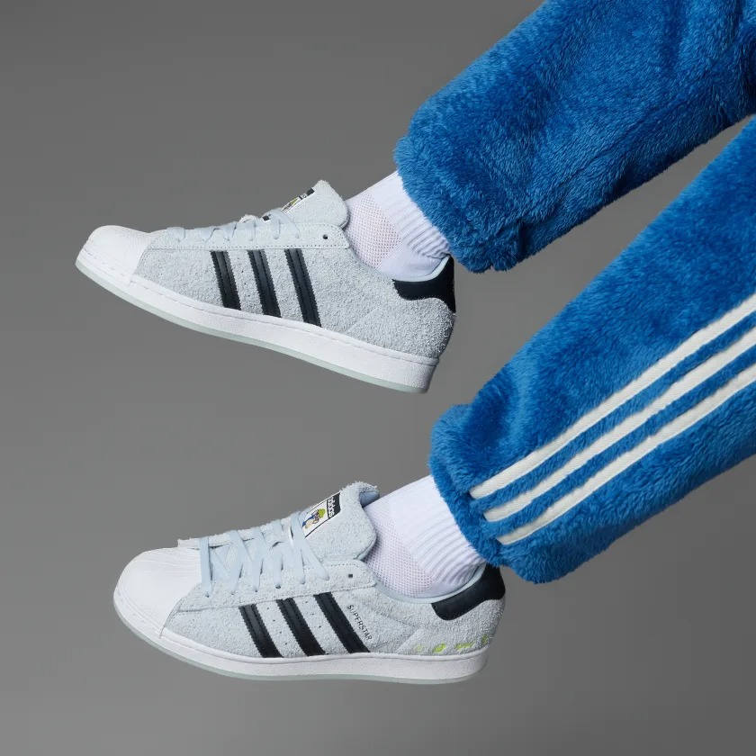 Adidas superstar clearance halo blue junior